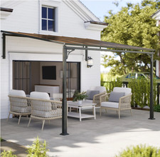 Metal Lean To Pergola Outdoor