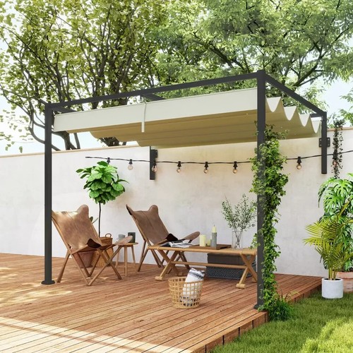 Lean to metal pergola - 3, m