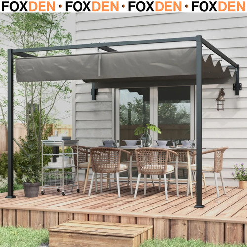 3x4m lean pergola - lean, to