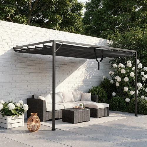 Lean wall metal - wall, pergola